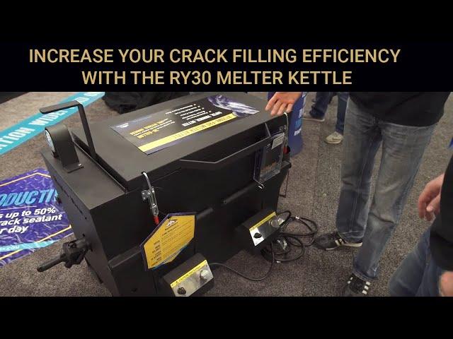 Increase Your Crack Filling Efficiency With The RY30 Melter Kettle