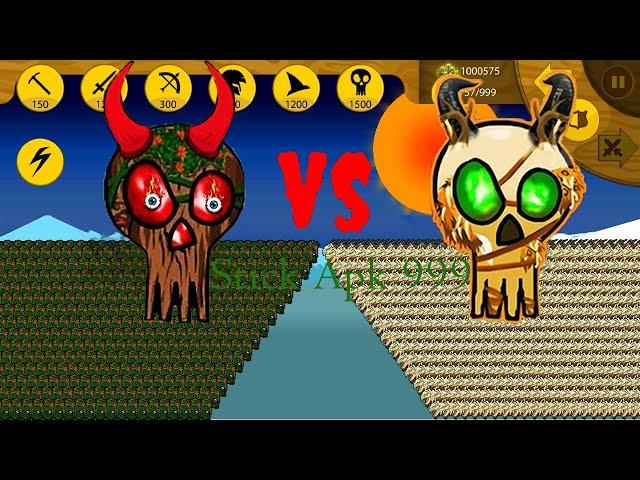 Clash of Giants: Leaf Giant vs Savage Giant – Stick War Legacy Battle!