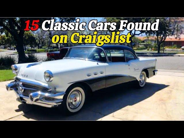 Hidden Gems | $25,000 or Less Classic Cars Found on Craigslist for Sale by Owners!