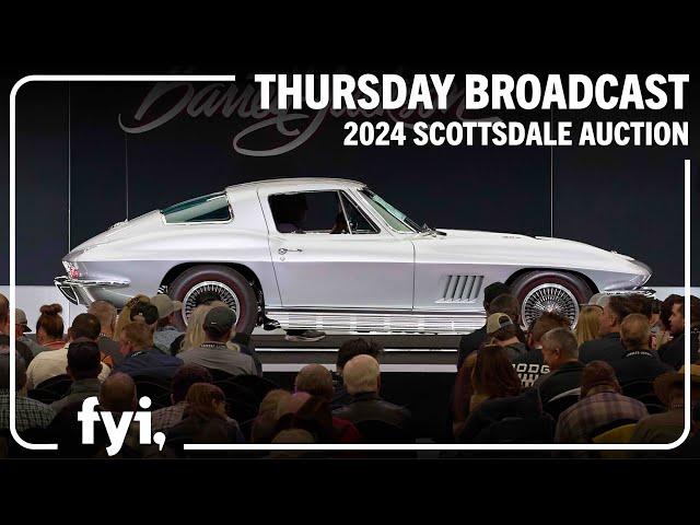 2024 SCOTTSDALE THURSDAY BROADCAST - Thursday, January 25  - BARRETT-JACKSON 2024 AUCTION