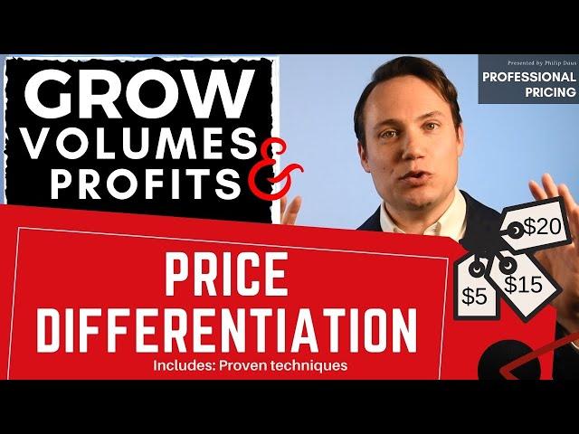 Price Differentiation for Volume & Profit Growth presented by Philip Daus