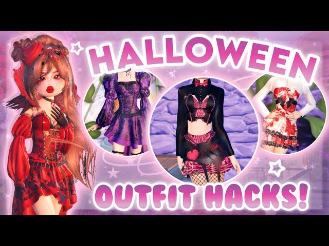 10+ HALLOWEEN Outfit Hacks that YOU MUST TRY IN DRESS TO IMPRESS!  | *NON-VIP & VIP*