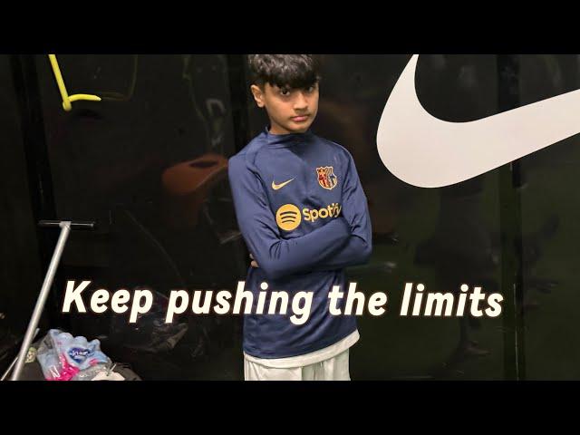 KEEP PUSHING THE LIMITS AS AN ACADEMY PLAYER!!!