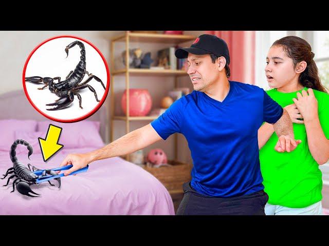 We Found A Huge Black SCORPION In Suri's BED...