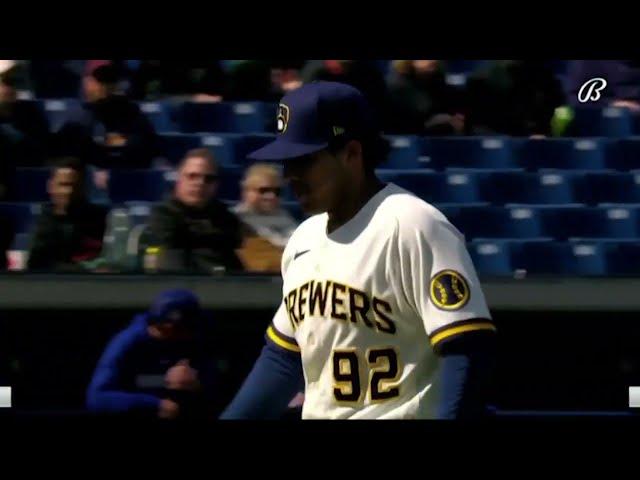 VÍCTOR CASTAÑEDA, BREWERS VS RANGERS 02 MARZO  2023