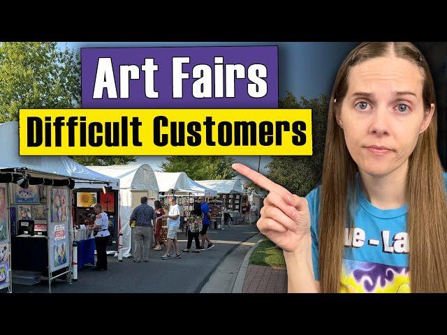 How to Deal with Difficult Customers in Your Art Fair Booth