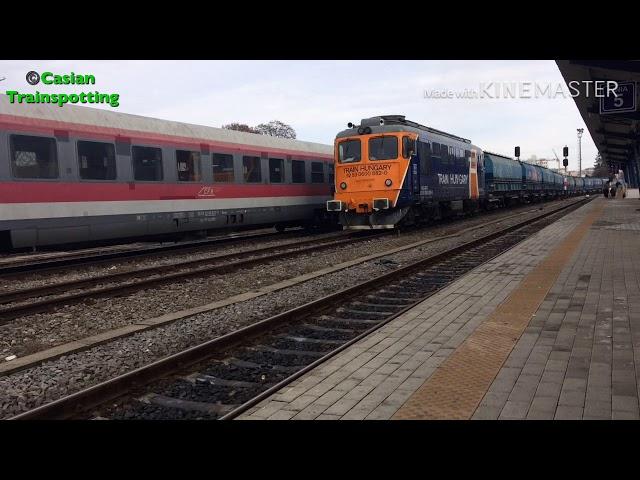 Sosirea unui marfar Train Hungary în gara din Târgu-Mureș 02.02.2019  descriere: