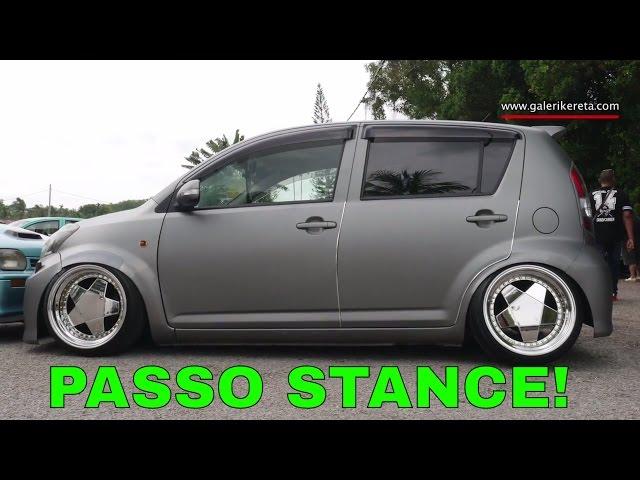 Toyota Passo Stance Matte Grey | Galeri Kereta