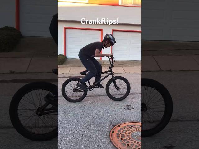 My first crankflip !       #bmx #crankflip