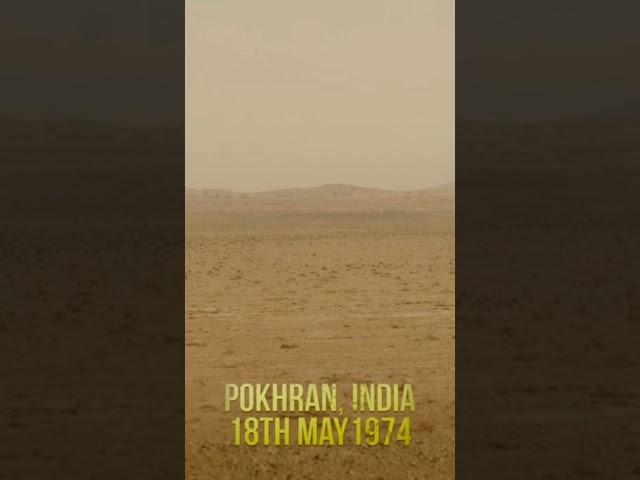 pokhran india nuclear test | pokhran india | #youtubeshorts |#shortvideo |#reels |#viral