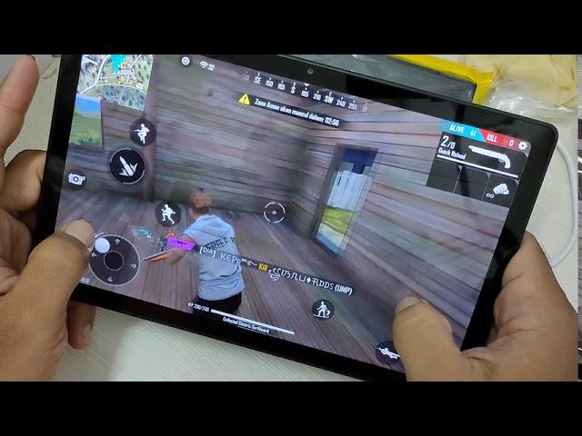 Gaming test samsung galaxy tab A7 2020 freefire