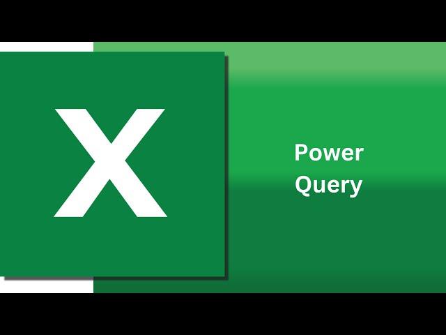 Power Query - Getting Data from External Excel Files