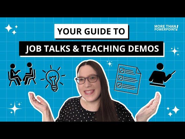 How to Give an Amazing Academic Job Talk or Teaching Demo | Dr Echo Rivera