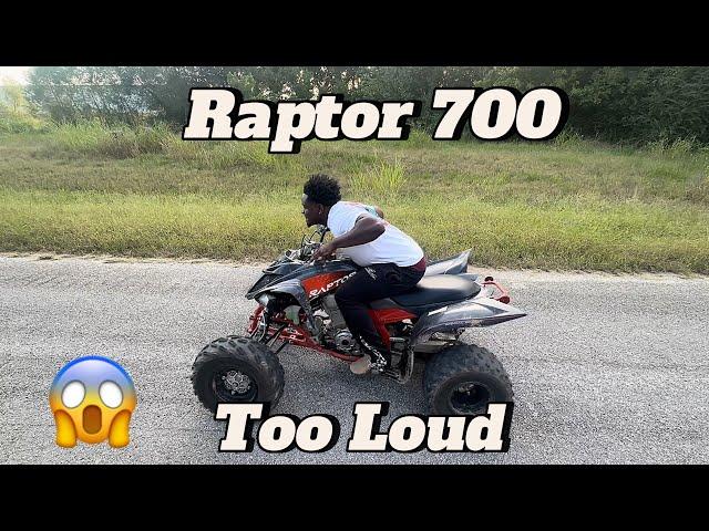 Raptor 700 With Monster Exhaust🫣 (test runs and more )