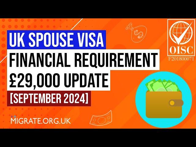 UK Spouse Visa Financial Requirement Update [SEPTEMBER 2024]