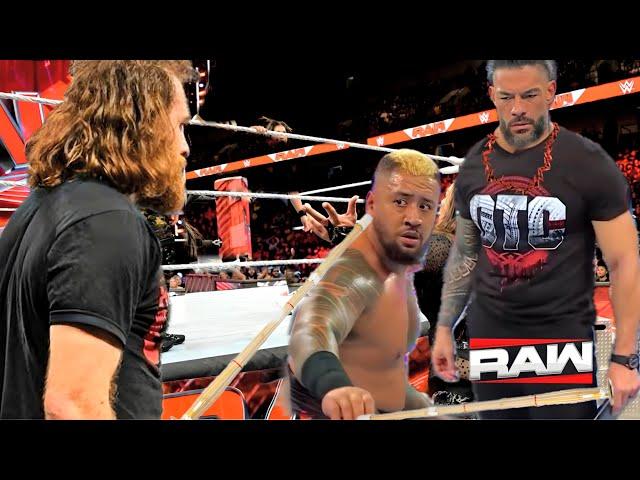 WWE 2 January 2025 Sami Zayn And Roman Reings Brutally Atteck Solo Sikoa On Raw Netflix Full Match