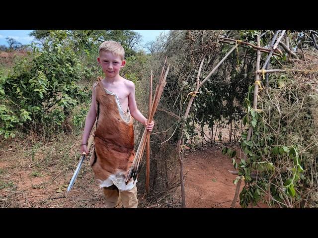 Hunting & Camping with Hadza Tribe in Africa - Forging Spears, Foraging Honey & Primitive Survival