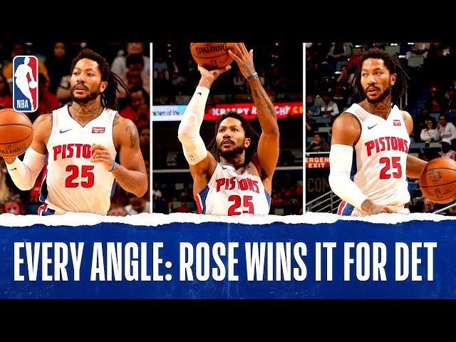 Every Angle: Derrick Rose Hits GAME WINNER!