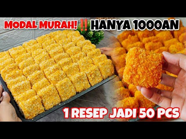 IDE JAJANAN 1000AN 1 RESEP JADI 50 PCS!! JUALAN INI BISA FROZEN FOOD KALO GA HABIS BISA MASUK KULKAS