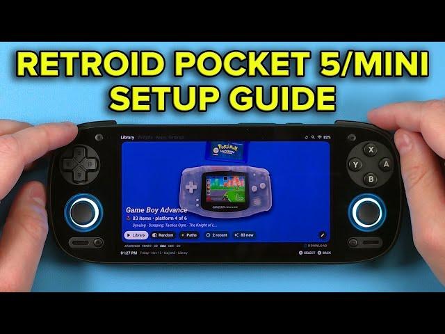 Retroid Pocket 5/Mini Starter Setup Guide (or any other Android handhelds!)