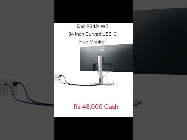 Dell 34 Curved USB-C Hub Monitor - P3424WE Box  piece   Rs 48,500 online           ₹ 68,000 for sale