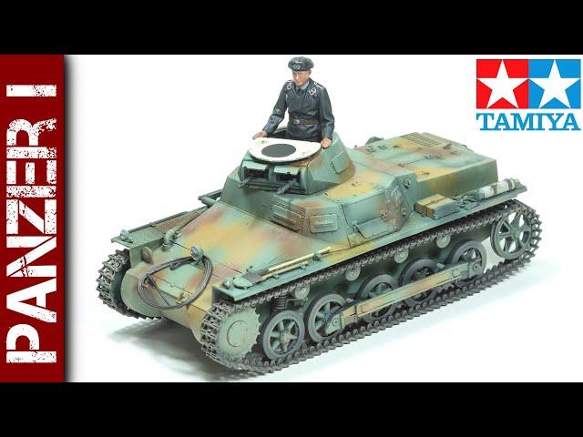 Panzer I Ausf B in Buntfarbenanstrich camouflage scheme (Brand new Tamiya 1/35 model kit)