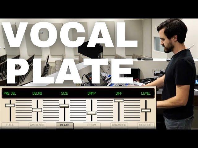 WORSHIP VOCAL PLATE REVERB SETTINGS | BEHRINGER WING | X32/M32