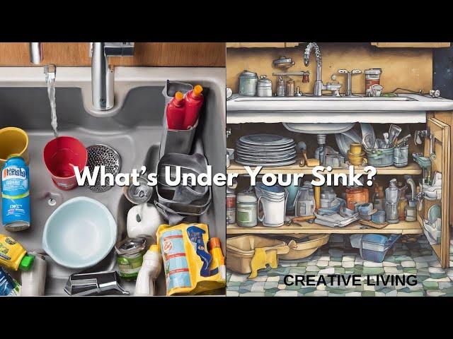 Things to NEVER Store Under Your Kitchen & Bathroom Sinks! YOU'D BE  |Cooks|Homesteaders|Homemaker