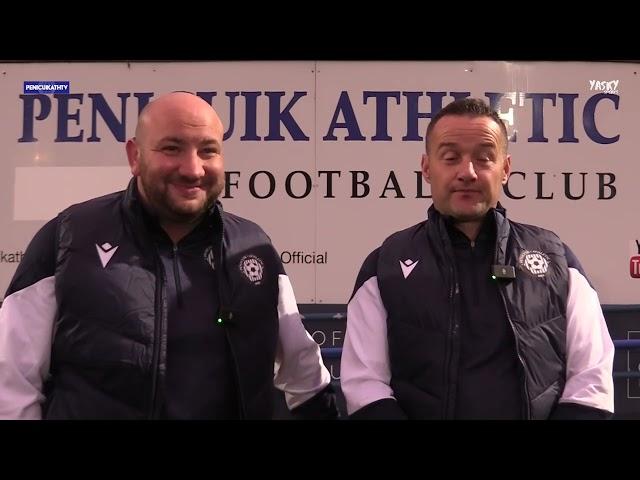 POST MATCH | David Simmonds and Gavin Burrell after today’s win against Edinburgh University