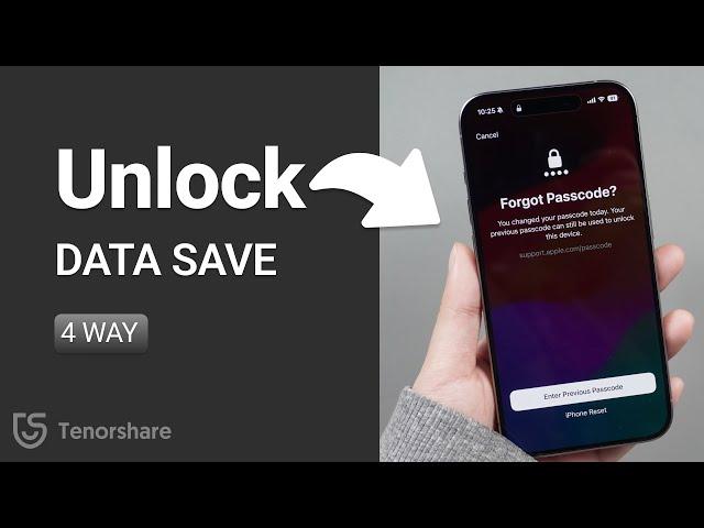 How to Reset iPhone Passcode without Data Loss if Forgot | 2024 | 4 Ways