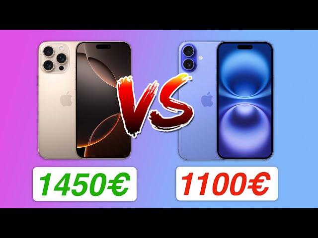 Vermeide diesen Fehler! iPhone 16 Pro Max VS iPhone 16 Plus (Vergleich)