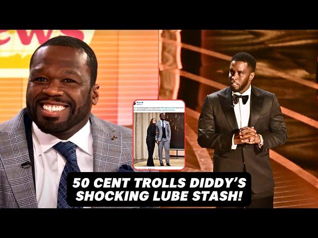 50 Cent trolls Sean ‘Diddy’ Combs over massive lube stash found at his homes during federal raids