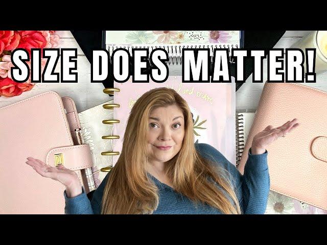 Choosing The Right Size Planner | My Planner Journey