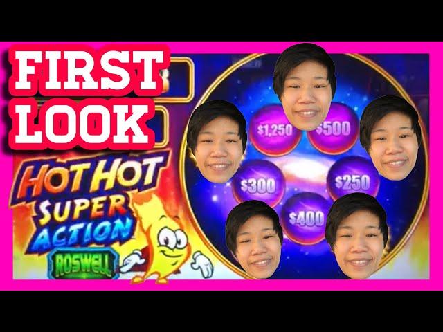 ️First LookHot Hot Super Action Rosewell🪐BONUS FEATURE Newest Slots of 2021 @ G2E Las Vegas