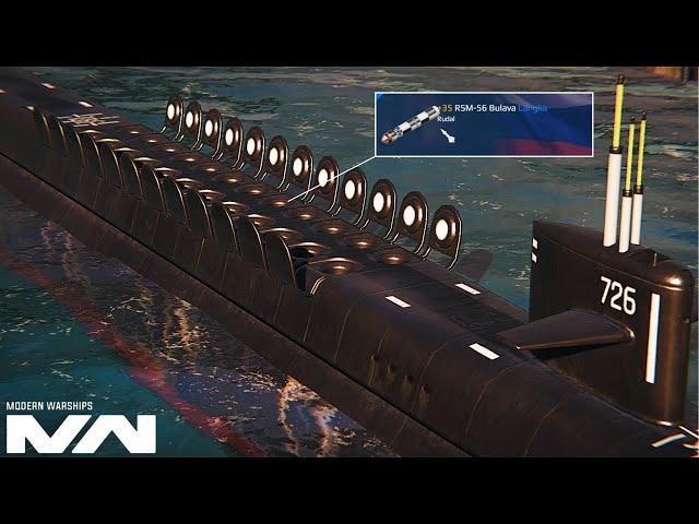 USS Ohio - Full Bulava Nuclear Missile Gameplay - Modern Warships