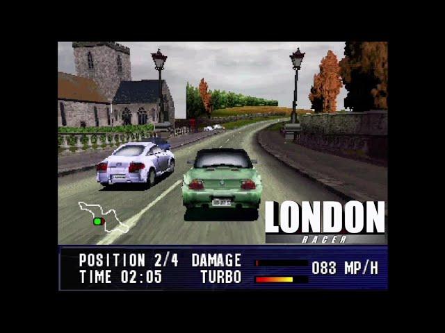 London Racer - PS1 Gameplay