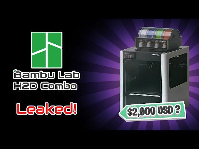 *NEW LEAKED* 3D PRINTER FROM BAMBU LAB! (Is the Bambu Lab H2D the Next X1C?!)