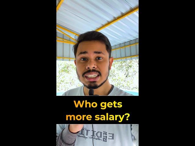 BTech vs MTech - who gets more salary in IIT? #shorts