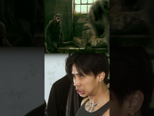 Voicing Koba from Dawn of the Planet of the Apes