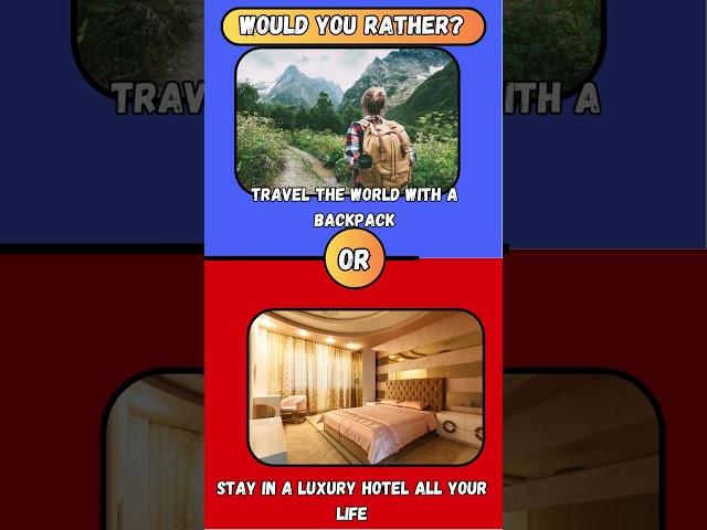 Would You rather? #kidfriendly #funquiz  #interactivevideo #wouldyourather