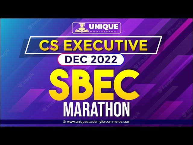 CS Executive Dec 2022 | SBEC Marathon