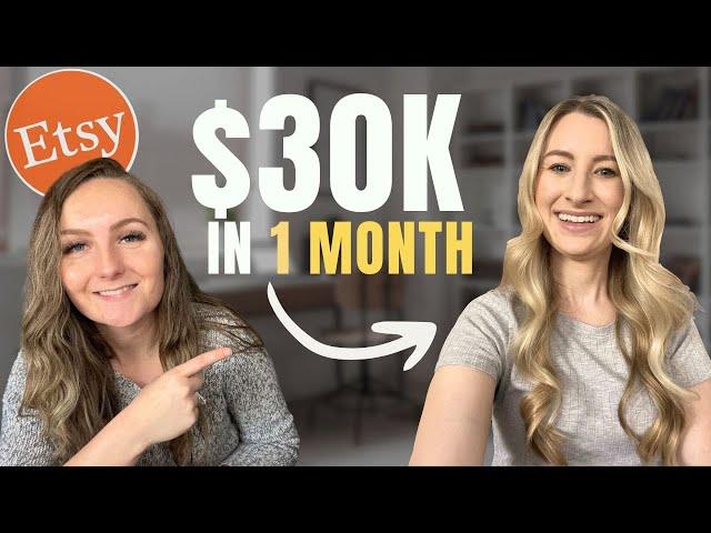 How This Etsy Seller Made 30k In ONE Month On Etsy! (& You Can Too!)