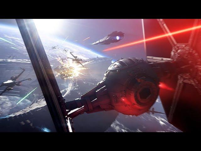 Attacking a Rebel Base in VR - Star Wars: Squadrons Cinematic Gameplay