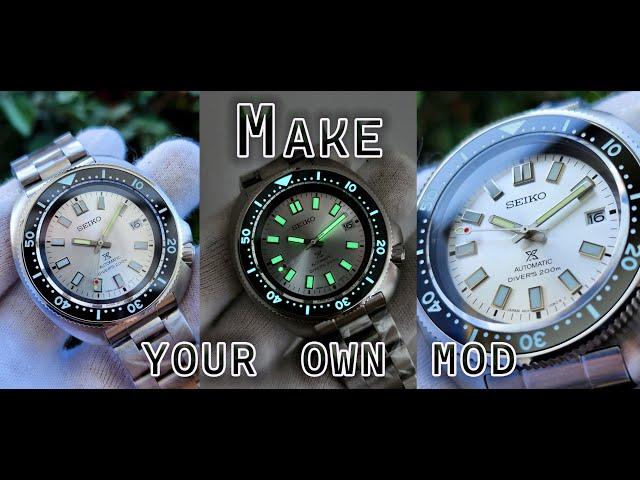 SteelDive 1970 & Seiko dial | Easy modding for beginners