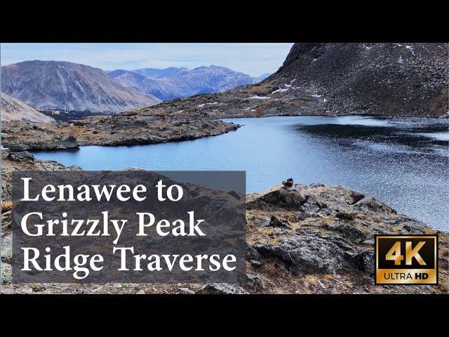 Awesome hike near A-basin,  Solo Ridge Traverse from Lenawee Peak to Grizzly Peak in Colorado!