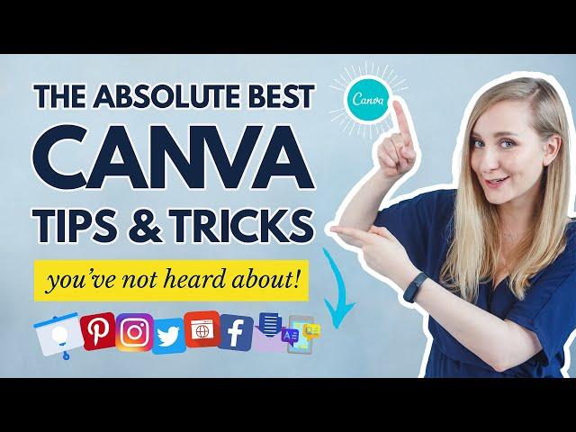 I BET you didn't know these 20 AWESOME Canva Tips AND Tricks | Canva Tutorial For Beginners