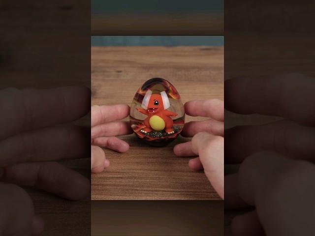 Pokemon Charmander Epoxy Resin Egg #3dprinting #diy #handmade #epoxyresin  #resinart