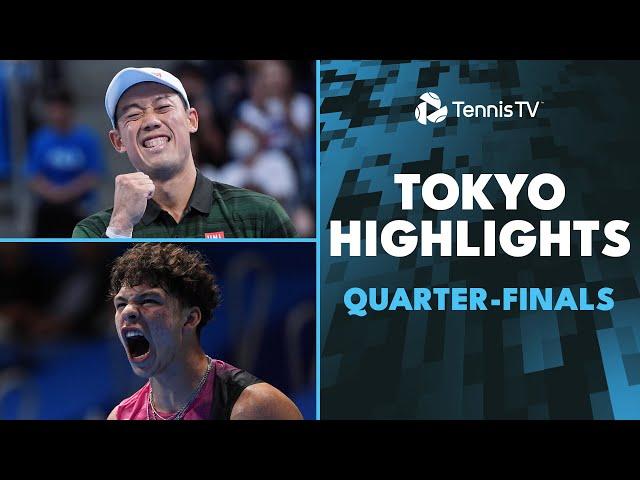 Night Session Drama! Nishikori vs Rune; Fils vs Shelton | Tokyo 2024 Quarter-Final Highlights