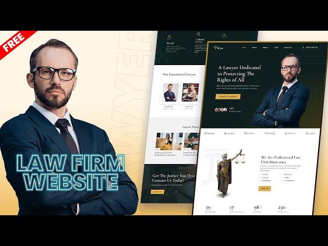 How to Make a Lawyer / Law Firm Website in WordPress ~ Elementor & WordPress Tutorial for Beginners