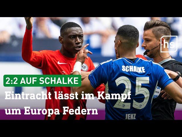 Highlights: FC Schalke 04 - Eintracht Frankfurt (2:2) | Bundesliga 33. Spieltag | hessenschau